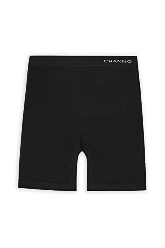 Channo Faja pantalón Algodón Reductora Moldeadora Sin Costuras. Tejido Suave y con Elasticidad (Negro, M)