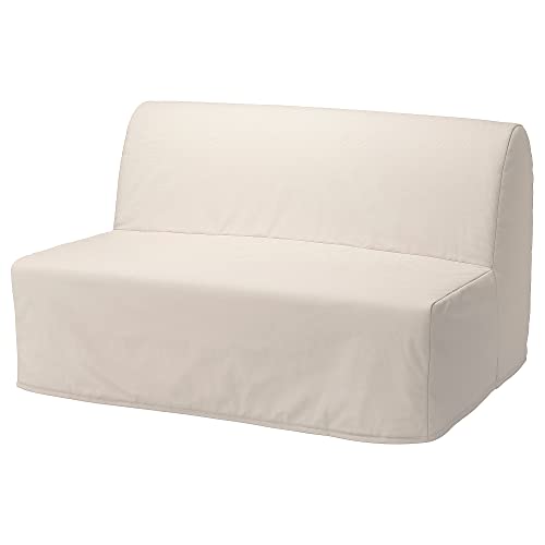 Ikea LYCKSELE LÖVåS - Sofá cama de 2 plazas, color natural