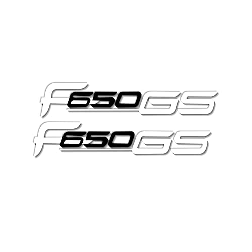 Etiqueta engomada del Borde de la Motocicleta Motocicleta Bicicleta Tanque De Combustible Pegatina Rueda Casco Moto Impermeable Reflectante para B-M-W F650GS F650 GS F650gs (Color : Reflective White