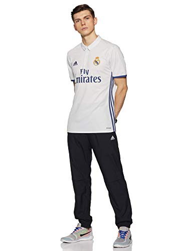 1ª Equipación Real Madrid CF 2016/2017 - Camiseta oficial para hombre adidas, color blanco, talla S