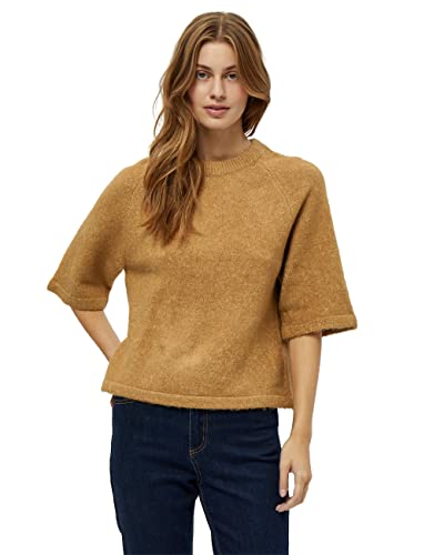 Peppercorn Penelope 3/4 Sleeve Pullover 1 para Mujer, Marrón (5600 Tobacco Brown), XL
