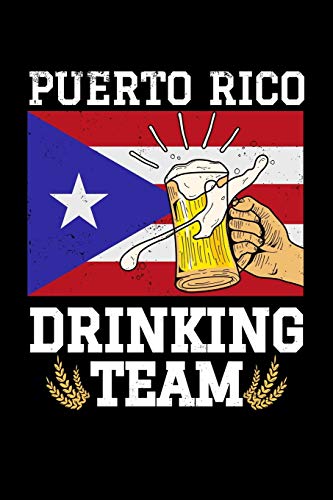 Puerto Rico Drinking Team: 110 Pages Notebook/Journal