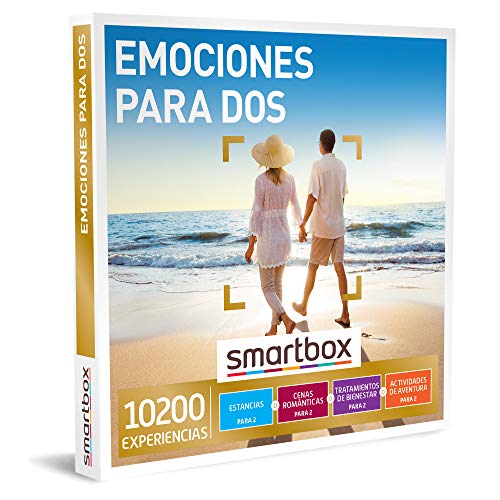 SMARTBOX - Caja Regalo hombre mujer pareja idea de regalo - Emociones para dos - 10200 experiencias como escapadas, cenas, spa, masajes y actividades de aventura